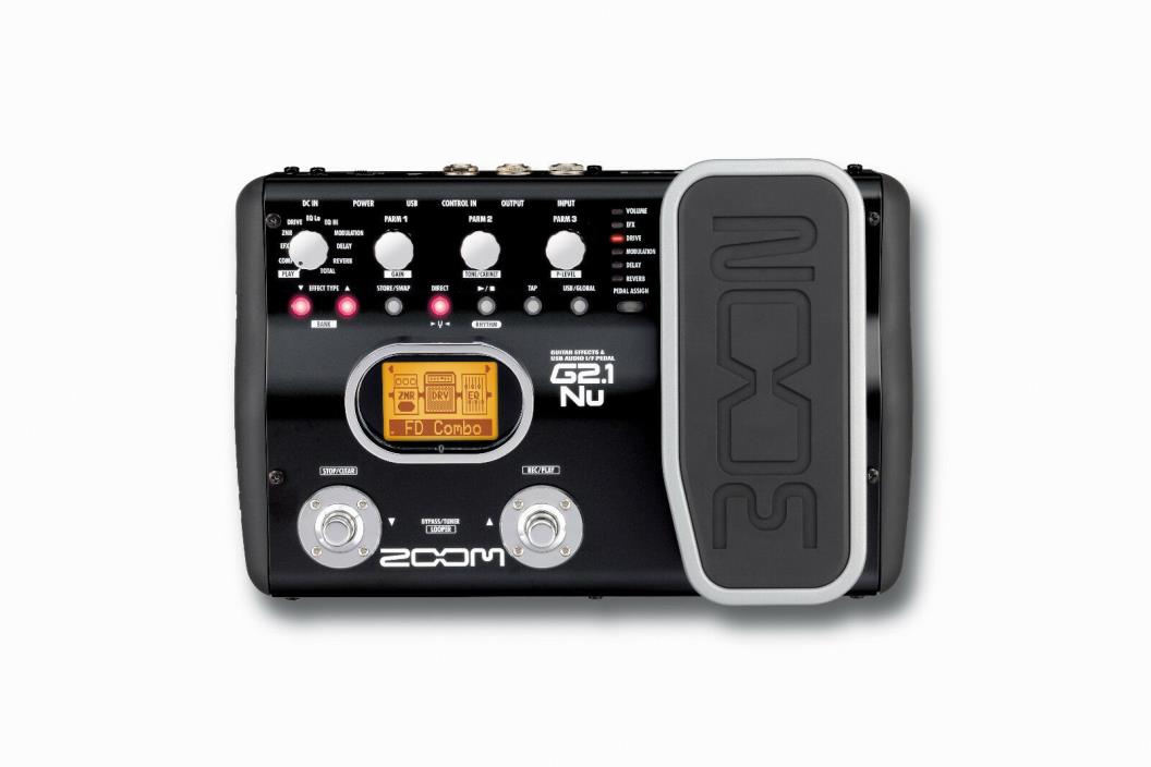 ZOOM G2.1Nu MULTI-EFFECTS PEDAL with USB AND EXPRESSION PEDAL