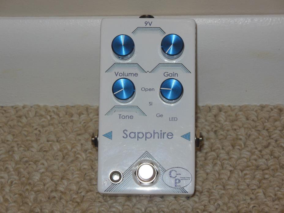 Charlie Paolo Custom Effects Sapphire transparent overdrive pedal Excellent