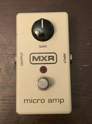 MXR Micro Amp Boost Guitar Effect Pedal