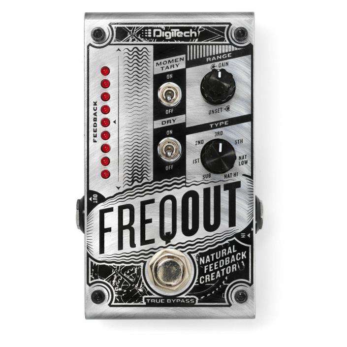 DigiTech FreqOut Natural Feedback Creator Creation Guitar Effects Pedal - In Box