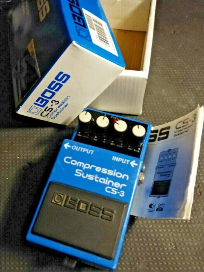 Boss CS-3 Compressor Pedal 1994 with Box and Manual
