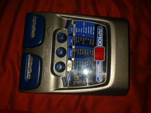 Digitech RP100 Multi Effects Pedal drums delay eq distortion chorus reverb MORE