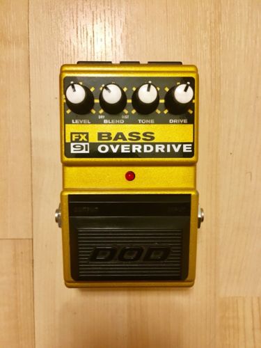 DOD Digitech FX91 Bass Overdrive Distortion Rare Guitar Effect Pedal