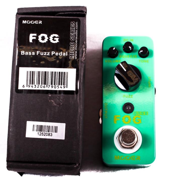 Mooer Fog Bass Fuzz Guitar Effects Pedal