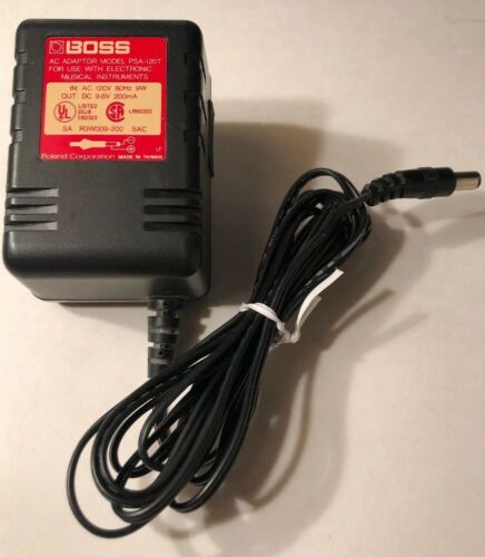 Boss PSA-120T 9.6V 200ma Guitar Effects Pedal Power Supply Adapter