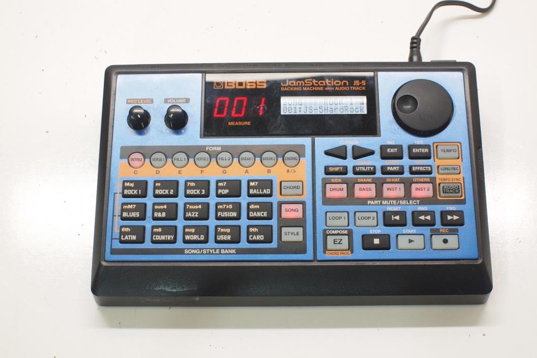 Boss JamStation Backing Machine with Audio Track JS-5