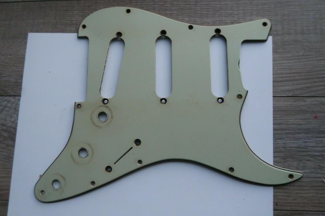 1962 Fender Stratocaster Nitrate Celluloid Mint Green Pickguard USA Vintage RI