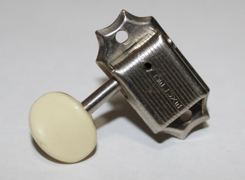 Vintage 1960 Gibson Single Line Oval Button Kluson Deluxe Tuner PATENT Number