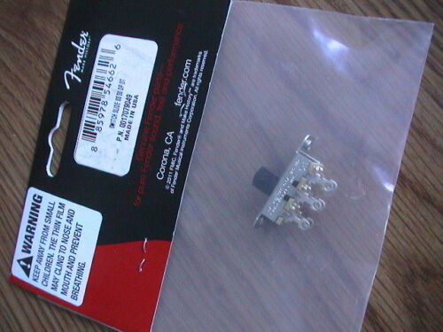 FENDER JAGUAR/JAZZMASTER DPDT SLIDE SWITCH PN 001-7079-049 MADE IN USA!