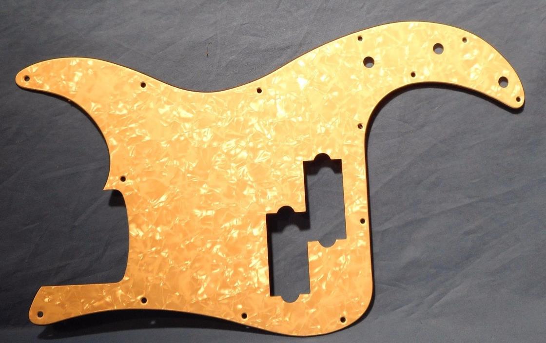 NEW WHITE PEARLOID MIGHTY MITE PICKGUARD 4 IMPORT FENDER PRECISION BASS GUITAR