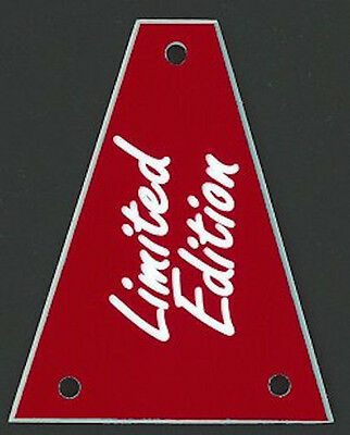 GUITAR TRUSS ROD COVER - Custom Engraved - Fits JACKSON - LIMITED EDITION - RED
