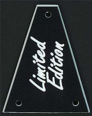 GUITAR TRUSS ROD COVER - Custom Engraved - Fits JACKSON - LIMITED EDITION BLACK