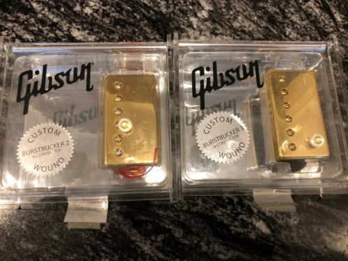 Gibson Burstbucker 2 & 3 Pickup Set Custom Wound 4 Conductor Nickel Humbuckers !
