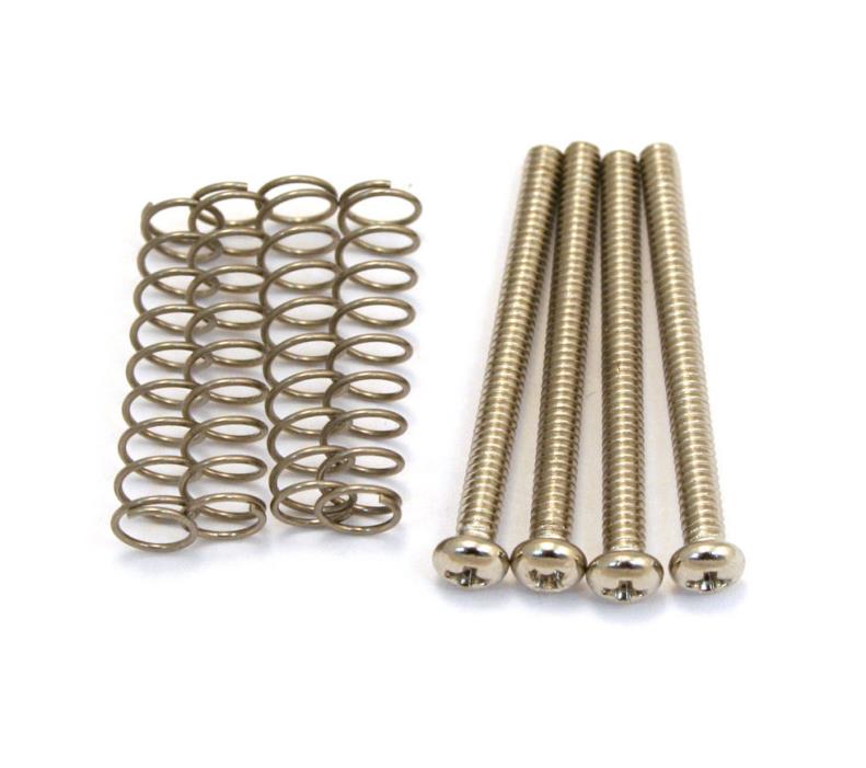 (4) Nickel 2.6mm Humbucker/Pickup Mounting Screws for Import Guitars GS-0394-001