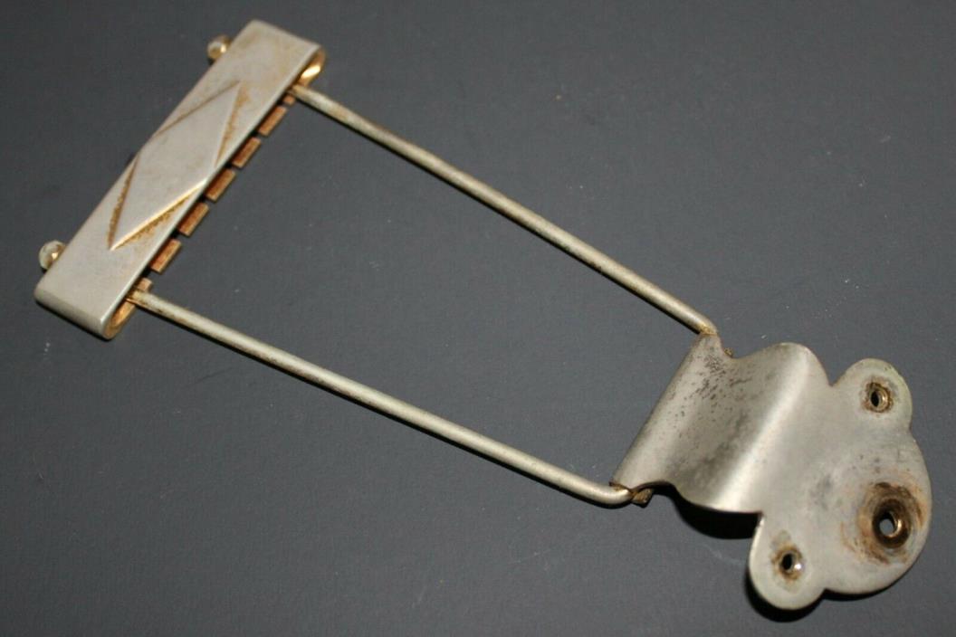 Vintage 1965 Gibson Gold Trapeze Tailpiece ES-345 ES-355 1966 1967 0302TP1