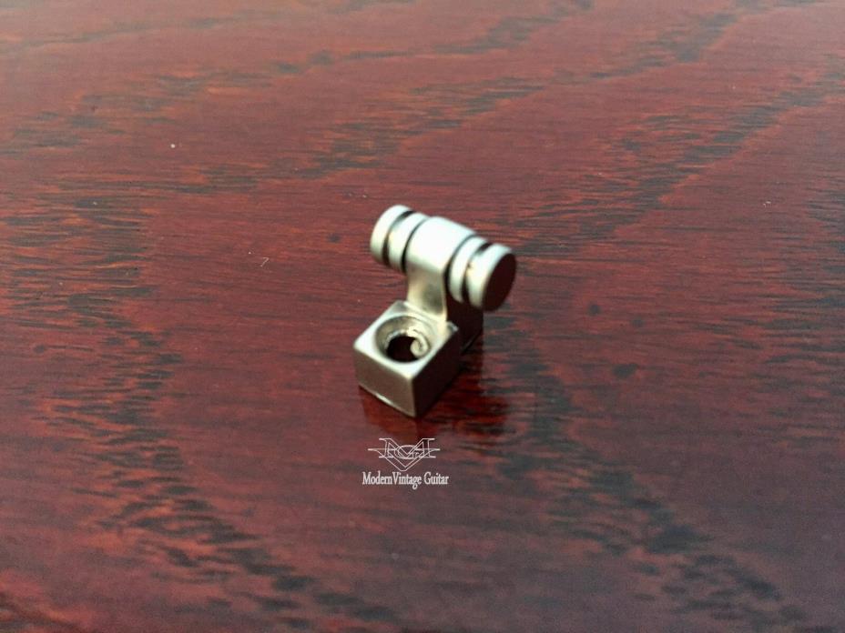 1 - MODERN VINTAGE GUITAR Classic Roller Style String Tree -  NICKEL SATIN