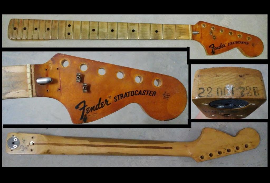 1972 Fender Stratocaster Neck Maple USA Made '70s 1970s '72