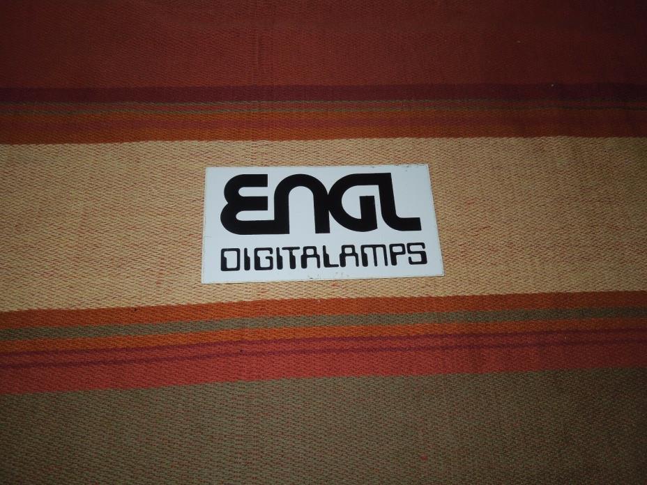 Vintage 1980s Engl Digital Amplification Original Adhesive Name Plate Never Used