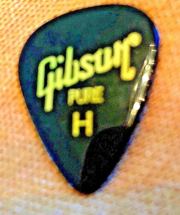 12 Gibson Pure Heavy Black Guitar Picks ... Simply the Best