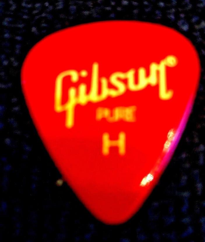 12 Gibson Pure Heavy Red Guitar Picks ... Simply the Best