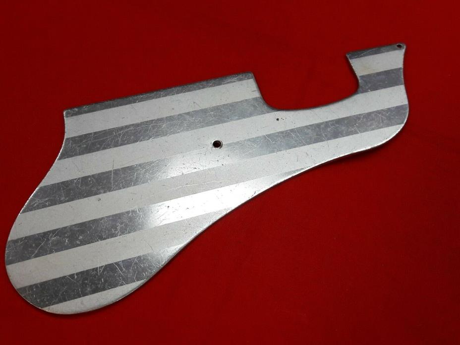 VINTAGE 1963 SILVERTONE GUITAR PICKGUARD METAL TEISCO 1964 1965 1966 RARE