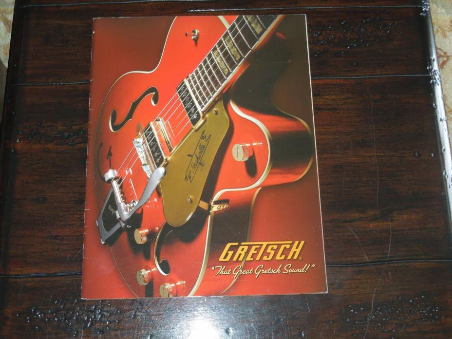 2004 Gretsch Custom Shop Launch Catalog Full Line Full Color 49 Pages MINT