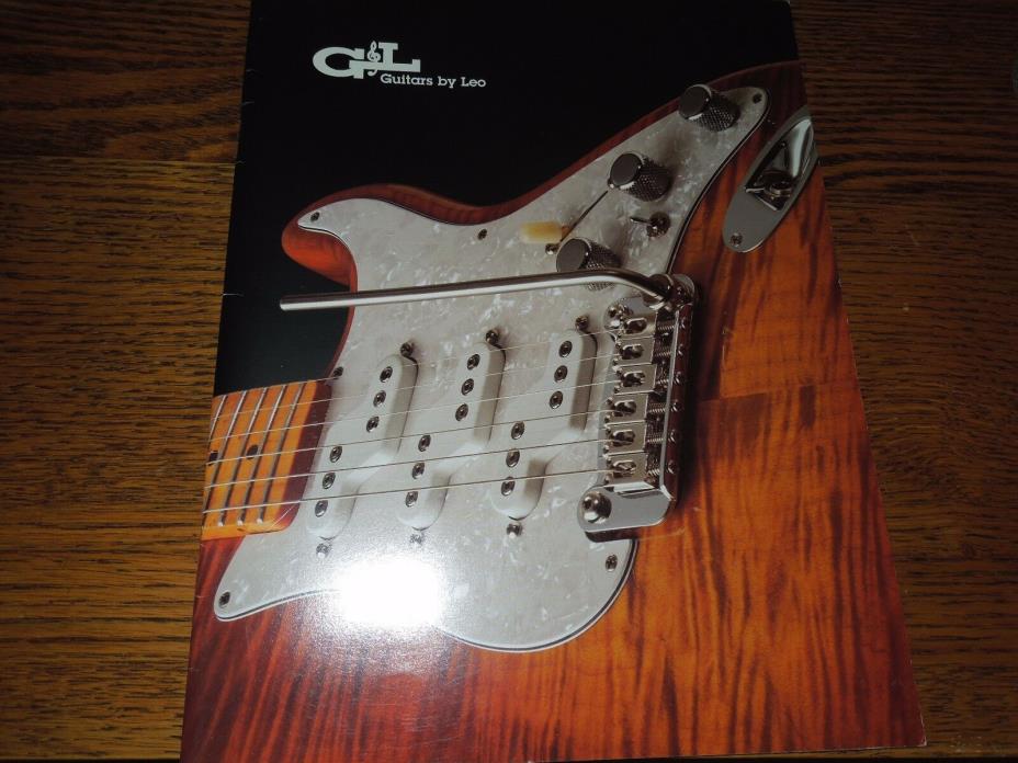 1998 G&L Guitars by Leo Full Line Full Line Catalog + High Quality Finish Chart