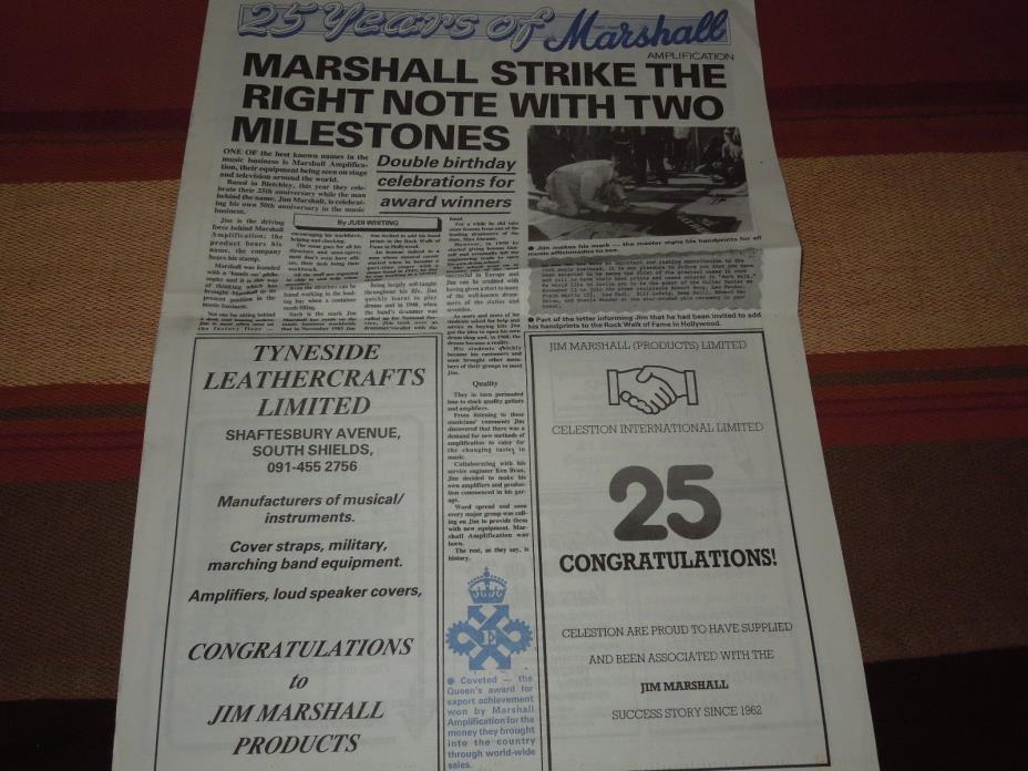 1987 Marshall Newspaper 