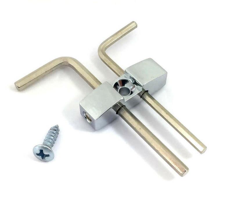 Schaller Chrome Floyd Rose Guitar Tremolo Headstock Allen Key Holder w/Wrenches