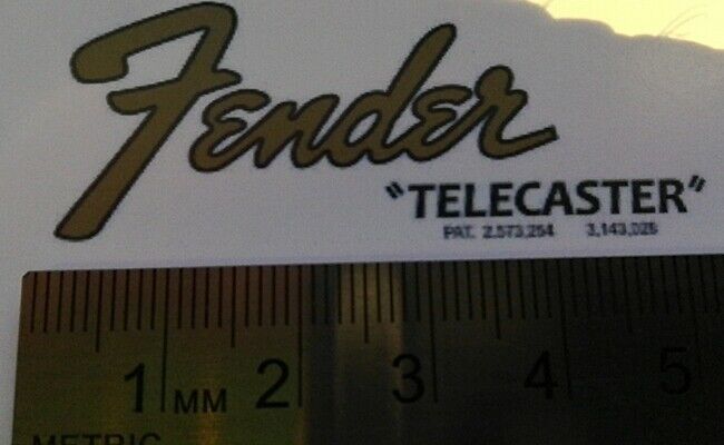 Fender Telecaster 65-67 Restoration Waterslide Decal