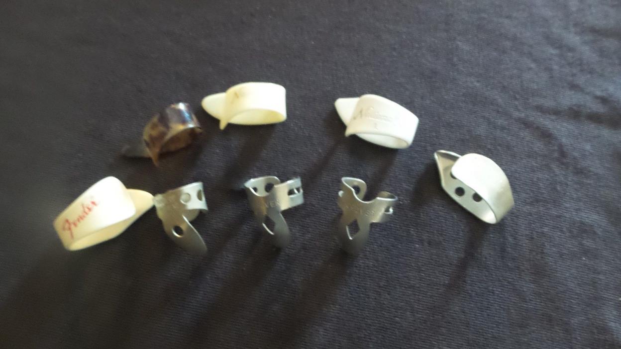 Great Vint Group,Finger Picks,National,Fender,Dunlop & Grover
