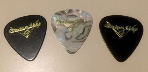 3 Fender Custom Shop Guitar Picks Thin 351 Shape