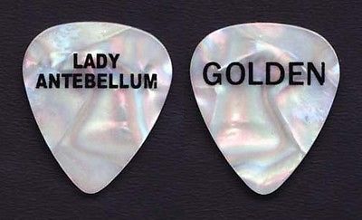 Lady Antebellum Mother of Pearl Guitar Pick - 2014 Take Me Downtown Tour
