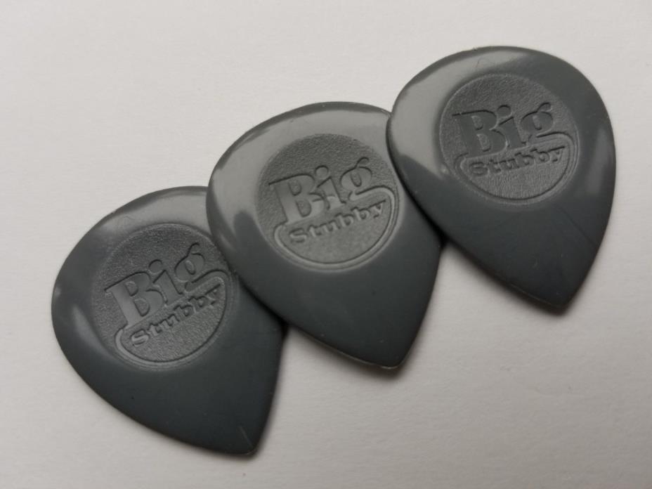 Dunlop Guitar Picks  Nylon Big Stubby  2.0MM 3 Pack  445R2.0