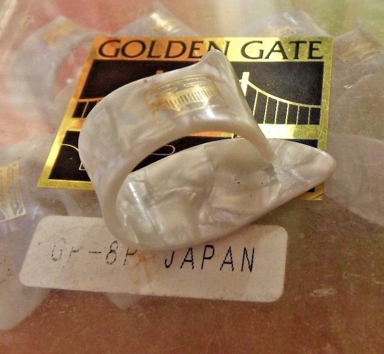 Golden Gate GP-8 10 Pearloid Thumb Picks Large/Extra Thick Japan Banjo Guitar