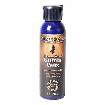 Music Nomad MN102 Premium White Brazilian Carnauba Guitar Wax, 4 Oz.