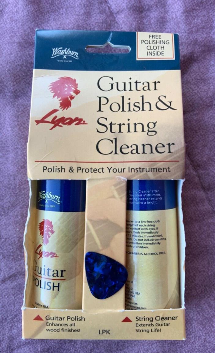 WASHBURN LYON GUITAR POLISH AND & STRING CLEANER