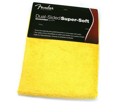 Genuine Fender Dual-Sided Microfiber Guitar/Bass Polishing Cloth 099-0524-000