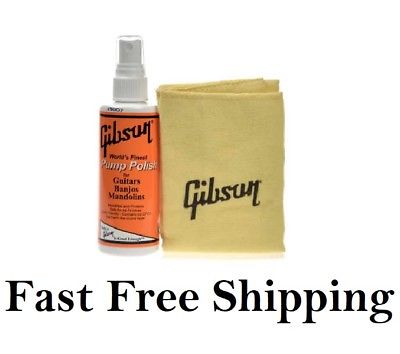 Gibson Guitar Polish AIGG-910 Pump stringed instrument care clean restore protec