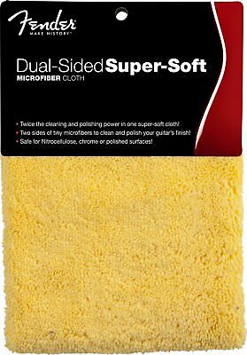 Fender 0990524000 Dual-Sided Super-Soft Microfiber Cloth New/Packaged