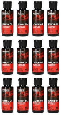D'Addario Planet Waves PW-LMN Lemon Oil Cleaner and Con... (12-pack) Value Bundl
