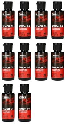 D'Addario Planet Waves PW-LMN Lemon Oil Cleaner and Con... (10-pack) Value Bundl