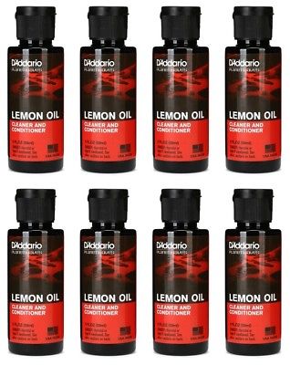 D'Addario Planet Waves PW-LMN Lemon Oil Cleaner and Con... (8-pack) Value Bundle