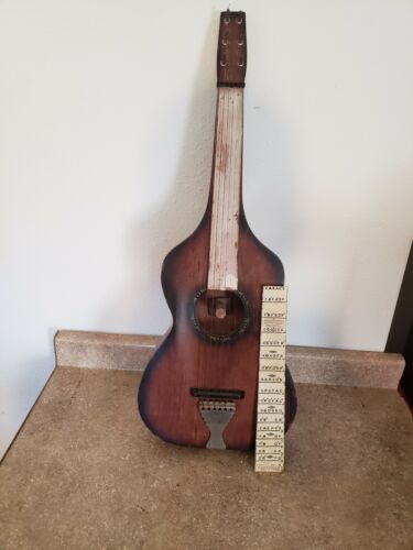 Hawaiian Teachers Of Hollywood Vintage Guitar Genuine Hawaiian Lap Guitar