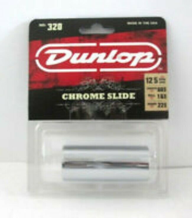 DUNLOP CHROME GUITAR SLIDE - LARGE #320 - ROCK - BLUES - METAL