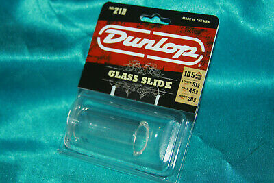 Dunlop Pyrex Medium Short Glass Guitar Slide Model 218