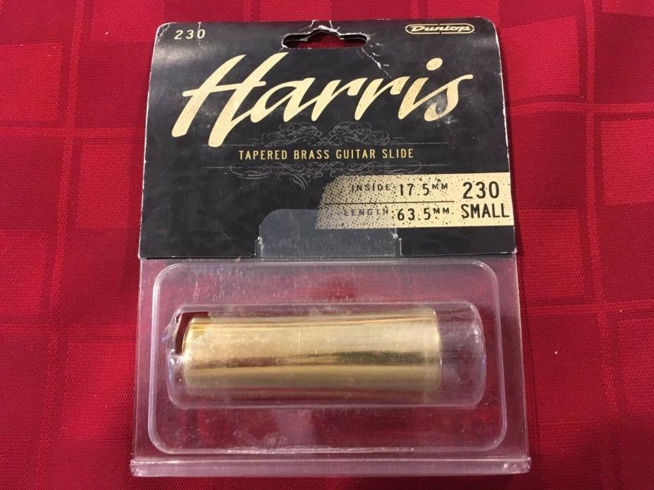 DUNLOP HARRIS TAPERED BRASS GUITAR SLIDE - 230 SMALL