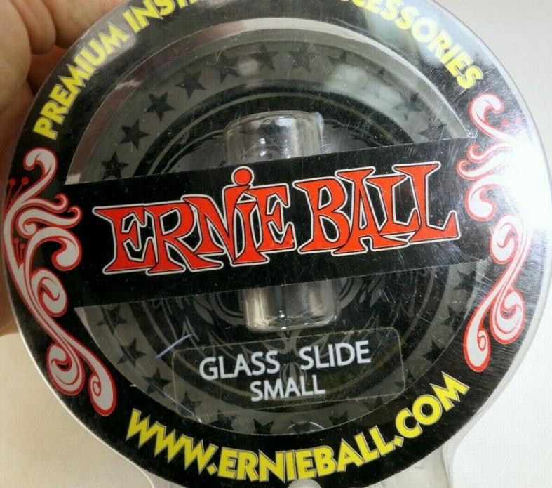 Ernie Ball Ring Slider Glass Guitar Slide SMALL S   new Free Shipping USA