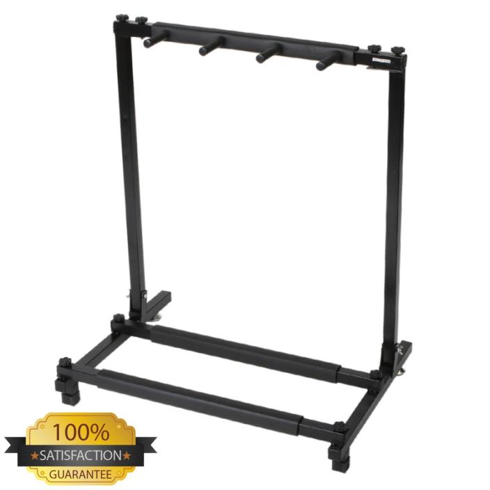 3 Triple Folding Multiple Holder Rack Stand for Guitar Bass Acoustic