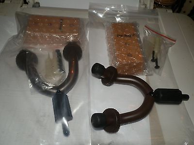 2-PACK Top Stage™ Guitar Wall Mounted Hanger Holder Wooden Stand,  fast shipping